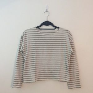 Mixxmix boat neck striped shirt